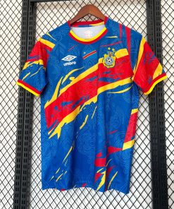Democratic Republic of the Congo National Team Umbro 2026 Home Jersey - Blue / Red / Yellow