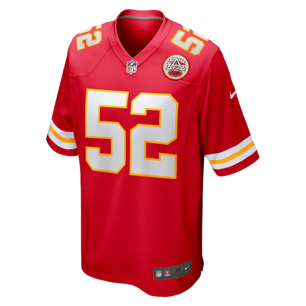 Creed Humphrey Kansas City Chiefs Nike Game Jersey - Red - Image 2