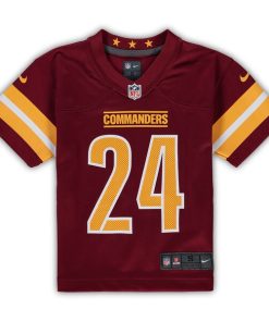 Alternative view of Antonio Gibson Washington Commanders Nike Preschool Game Jersey - Burgundy
