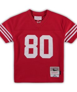 Alternative view of Jerry Rice San Francisco 49ers Preschool 1990 Retired Player Legacy Jersey - Scarlet