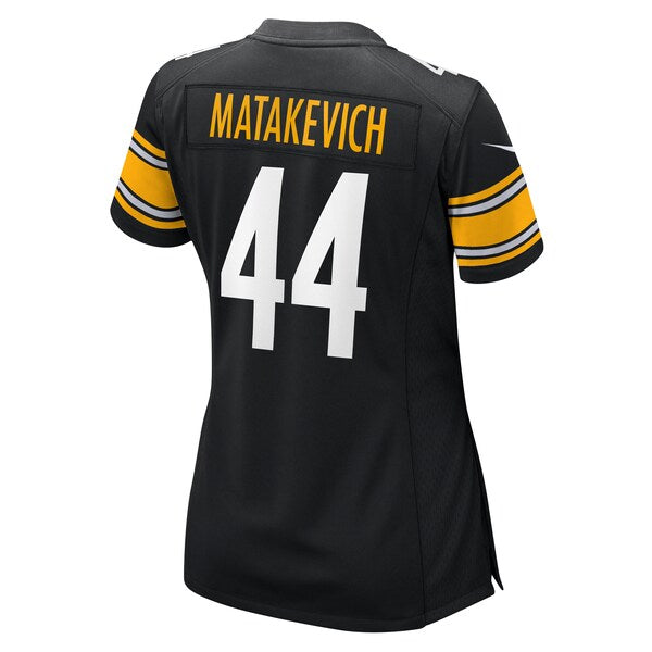 Tyler Matakevich Pittsburgh Steelers Nike Women's Game Jersey - Black - Image 3