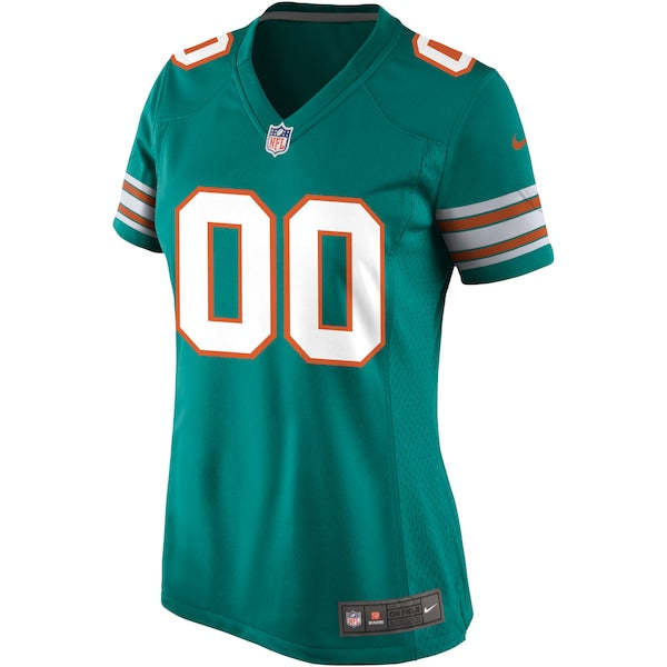 Miami Dolphins Nike Women's Alternate Custom Game Jersey - Aqua - Image 2