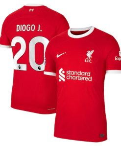 Diogo Jota Liverpool Nike 2023/24 Home Authentic Player Jersey - Red/White