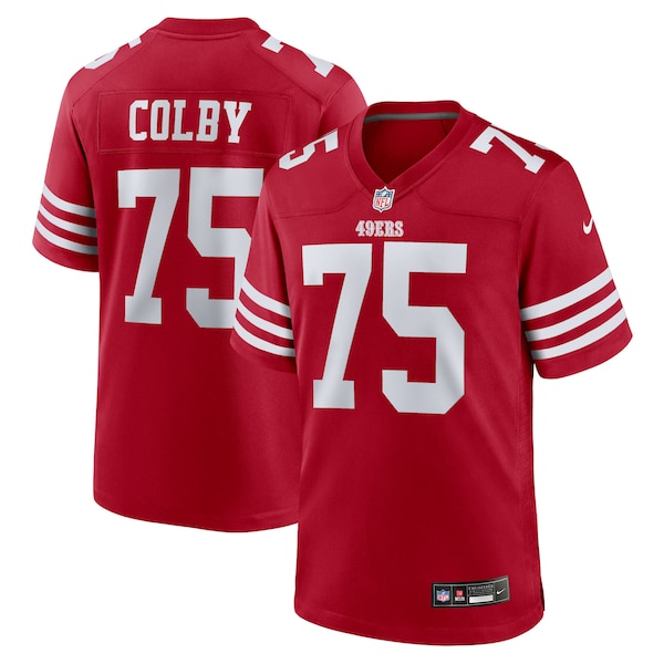 Connor Colby San Francisco 49ers Nike Team Game Jersey - Scarlet
