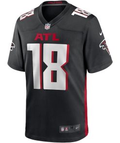 Alternative view of Calvin Ridley Atlanta Falcons Nike Game Player Jersey - Black