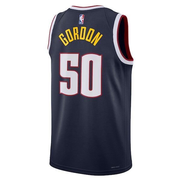 Aaron Gordon Denver Nuggets Nike Unisex Swingman Replica Jersey - Icon Edition - Navy - Image 3