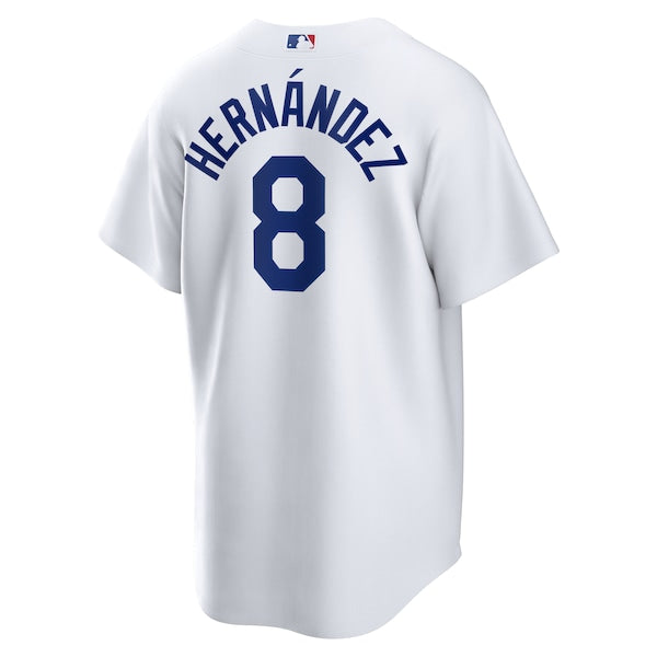 Enrique Hern¨¢ndez Los Angeles Dodgers Nike 2025 World Series Home Replica Player Jersey - White - Image 3