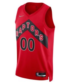 Alternative view of Toronto Raptors Nike 2021/22 Diamond Swingman Custom Jersey - Icon Edition - Red