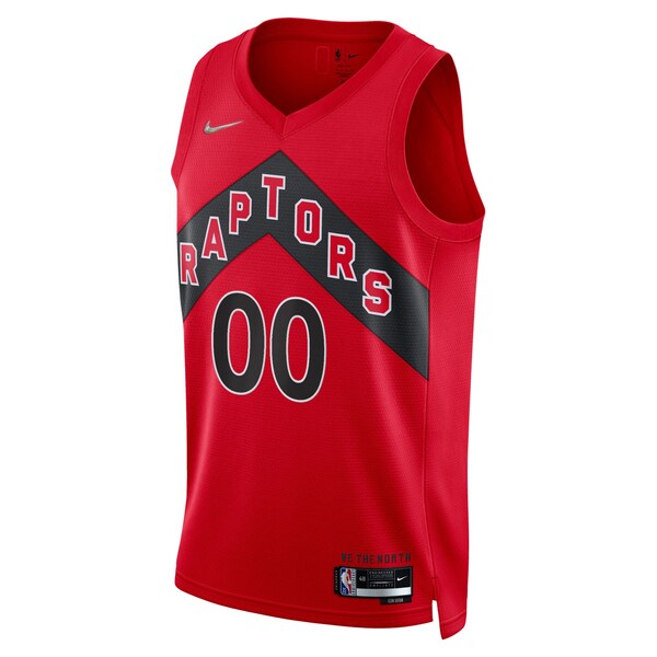 Toronto Raptors Nike 2021/22 Diamond Swingman Custom Jersey - Icon Edition - Red - Image 2