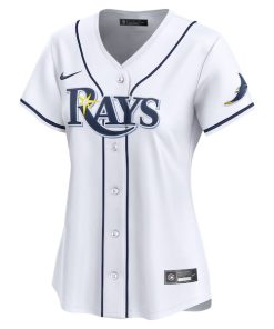 Alternative view of Tampa Bay Rays Nike Women's Home Limited Custom Jersey - White
