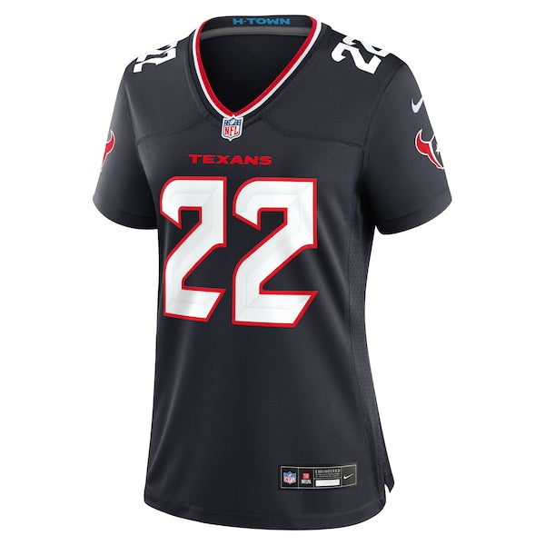 Cam Akers Houston Texans Nike Women's Team Game Jersey - Navy - Image 3