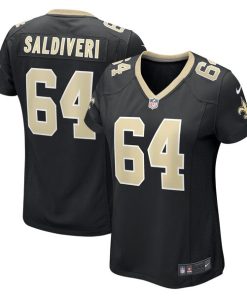 Nick Saldiveri New Orleans Saints Nike Women's Team Game Jersey -  Black