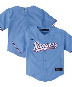 Texas Rangers Nike Toddler Alternate Replica Team Jersey - Light Blue