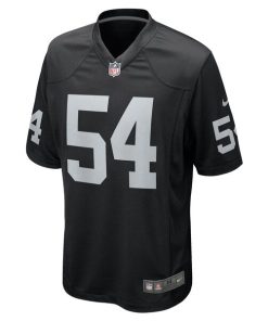 Alternative view of Netane Muti Las Vegas Raiders Nike Team Game Jersey -  Black