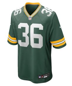Alternative view of Kamal Hadden Green Bay Packers Nike Team Game Jersey -  Green