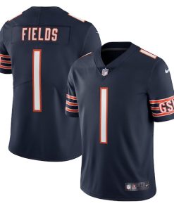 Justin Fields Chicago Bears Nike Vapor Limited Jersey - Navy