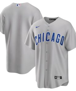 Chicago Cubs Nike Road Replica Team Jersey - Gray