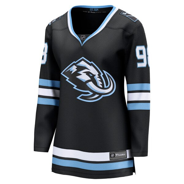 Mikhail Sergachev Utah Mammoth Women's Home Breakaway Player Jersey - Black - Image 2