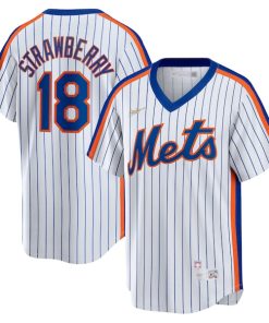 Darryl Strawberry New York Mets Nike Home Cooperstown Collection Player Jersey - White