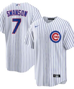 Dansby Swanson Chicago Cubs Nike Youth Alternate Replica Player Jersey - White