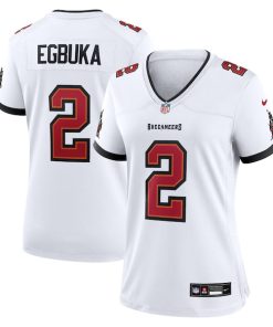 Emeka Egbuka  Tampa Bay Buccaneers Nike Women's  Game Jersey - White/Creamsicle/Red