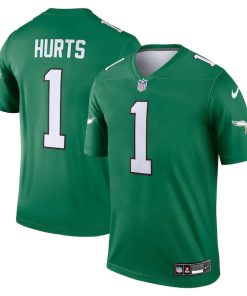 Jalen Hurts Philadelphia Eagles Nike Alternate Legend Player Jersey - Kelly Green