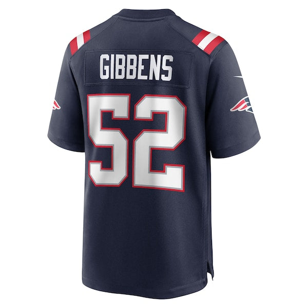 Jack Gibbens New England Patriots Nike Team Game Jersey - Navy - Image 3