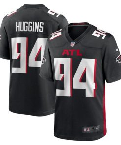 Albert Huggins Atlanta Falcons Nike Team Game Jersey -  Black