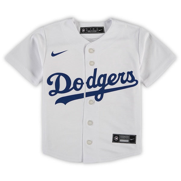 Mookie Betts Los Angeles Dodgers Nike Preschool Replica Player Jersey - White - Image 2