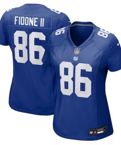Thomas Fidone II New York Giants Nike Women's Team Game Jersey -  Royal