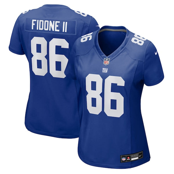 Thomas Fidone II New York Giants Nike Women's Team Game Jersey - Royal