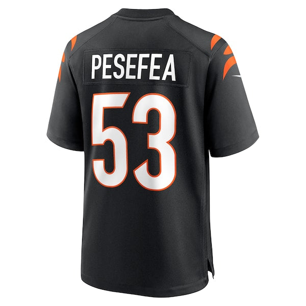 TJ Pesefea Cincinnati Bengals Nike Team Game Jersey - Black - Image 3