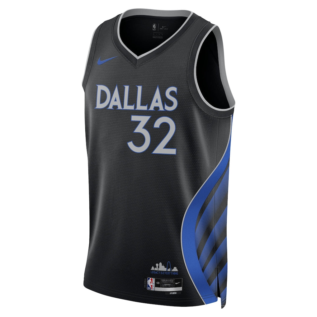 Dallas Mavericks Nike 2025/26 City Edition Swingman Jersey - Black - Cooper Flagg - Unisex - Image 2
