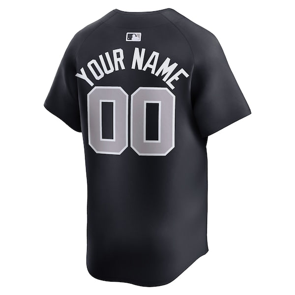 New York Yankees Nike Alternate Limited Custom Jersey?ยจC Navy - Image 3