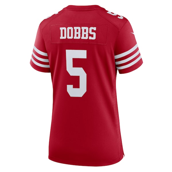 Joshua Dobbs San Francisco 49ers Nike Women's Team Game Jersey - Scarlet - Image 3