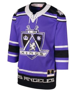 Alternative view of Los Angeles Kings Youth 2002 Blue Line Player Jersey - Purple
