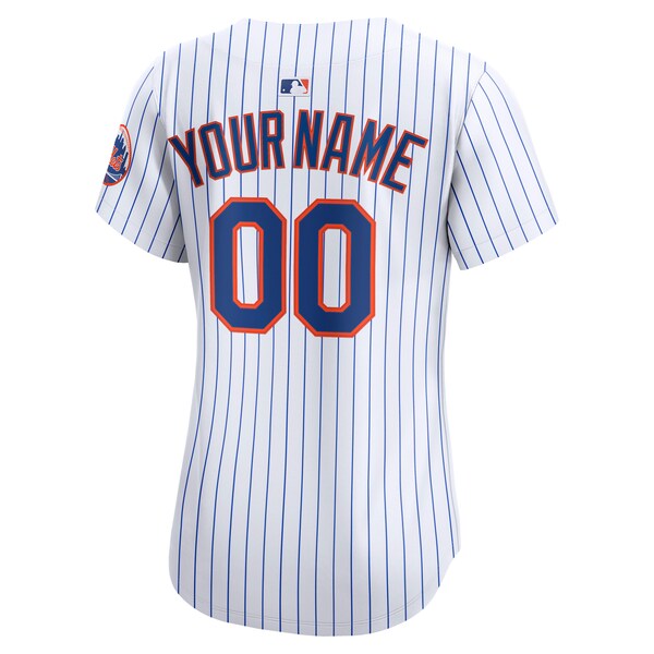 New York Mets Nike Women's Home Limited Custom Jersey - White - Image 3