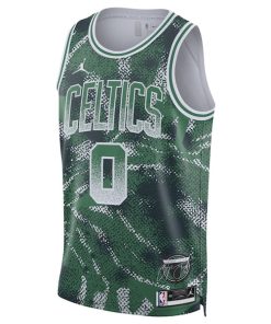 Alternative view of Jayson Tatum Boston Celtics Nike Unisex 2025 Select Series Swingman Player Jersey - Green