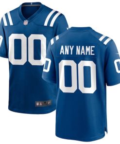 Nike Indianapolis Colts Custom Game Jersey - Royal