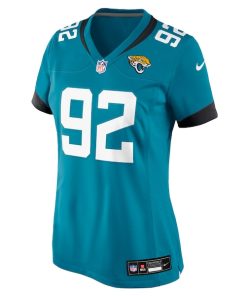 Alternative view of Danny Striggow Jacksonville Jaguars Nike Women's Team Game Jersey -  Teal