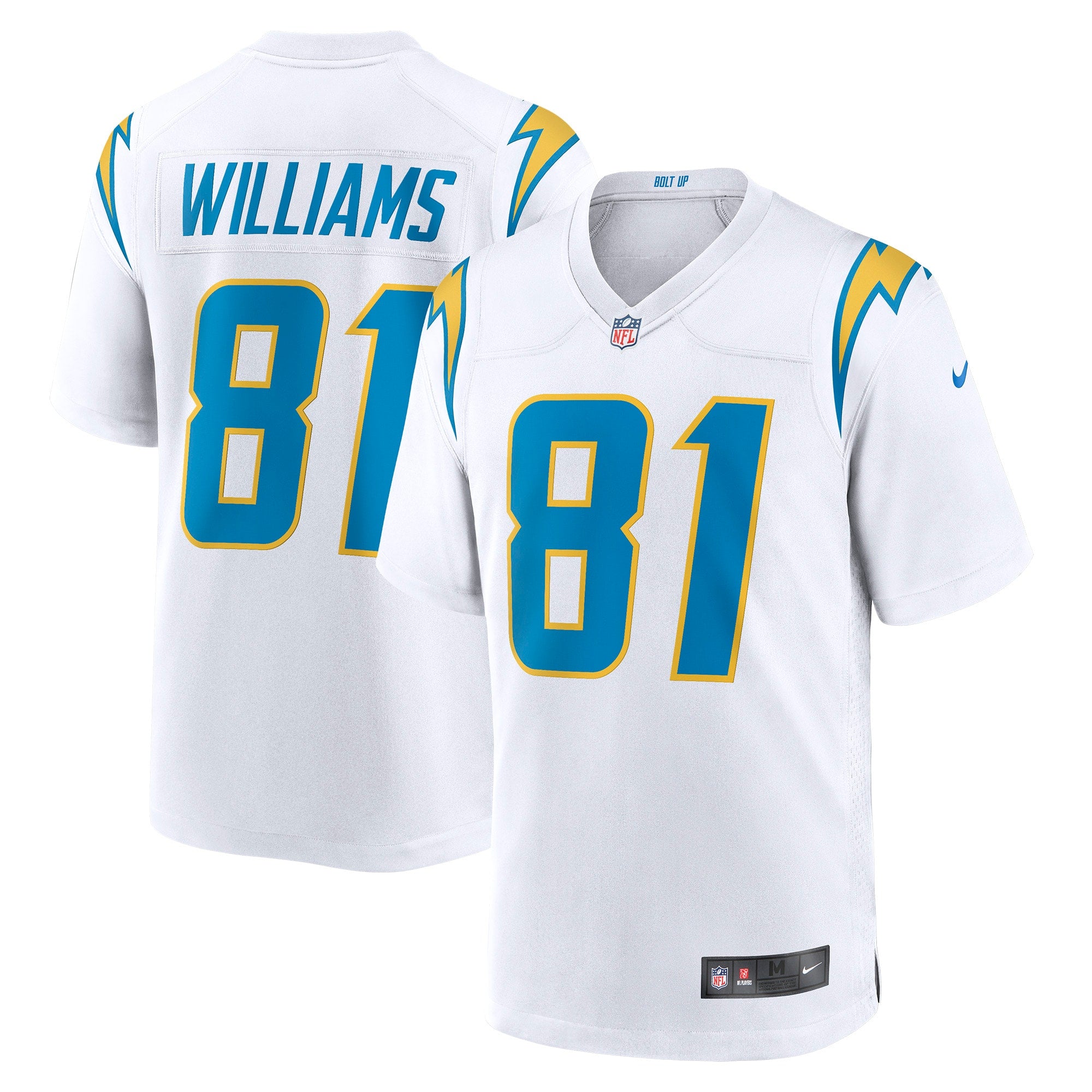 Mike Williams Los Angeles Chargers Nike Game Jersey - Royal/Blue/Navy/White - Image 5