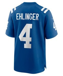 Alternative view of Sam Ehlinger Indianapolis Colts Nike Game Jersey - Royal/Blue