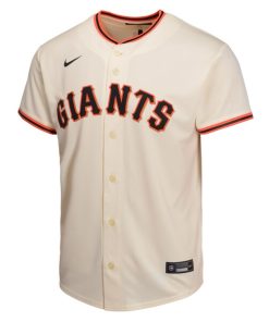 Alternative view of Willy Adames San Francisco Giants Nike Youth Home Player Game Jersey - Cream