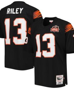 Ken Riley Cincinnati Bengals 1981 Authentic Throwback Retired Player Jersey - Black