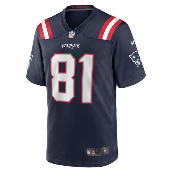 Demario Douglas New England Patriots Nike Game Jersey - Navy - Image 2