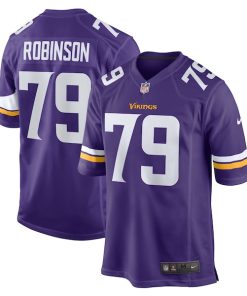 Tyrese Robinson Minnesota Vikings Nike Team Game Jersey -  Purple
