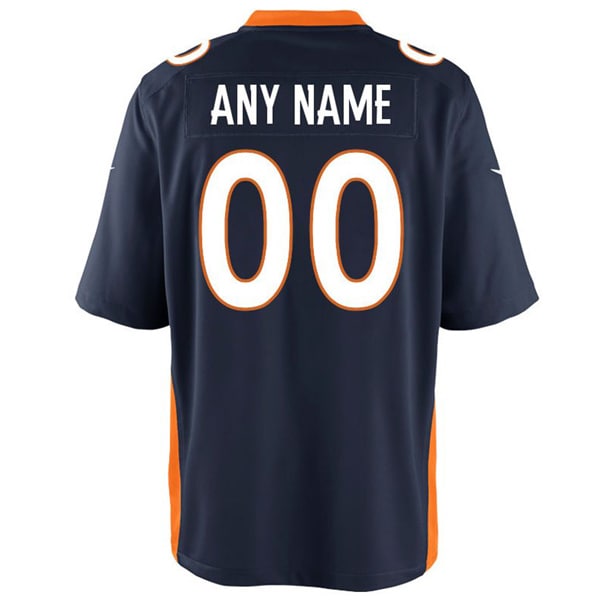 Denver Broncos Nike Youth Game Custom Jersey - Navy - Image 3