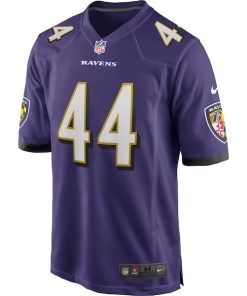 Alternative view of Marlon Humphrey Baltimore Ravens Nike Game Jersey - Purple