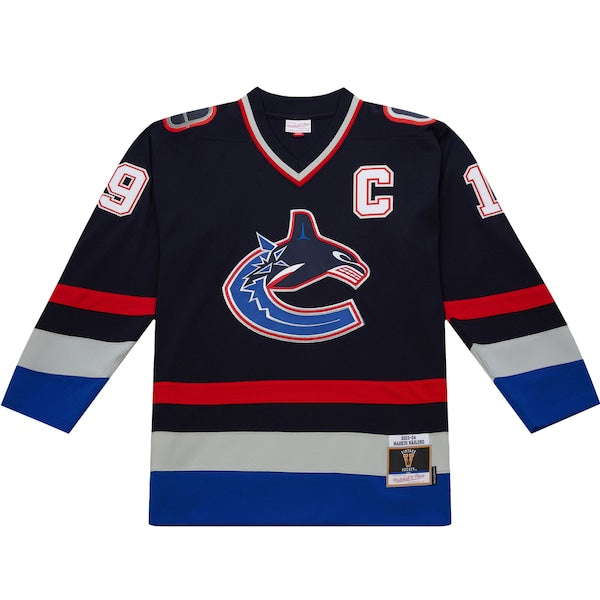 Markus Naslund Vancouver Canucks 2003-04 Power Play Jersey - Navy - Image 2