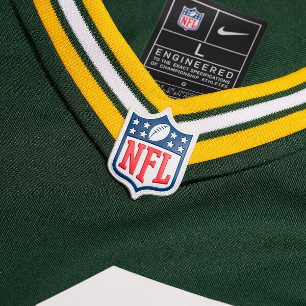 Jordan Morgan Green Bay Packers Nike Game Jersey - Green - Image 4